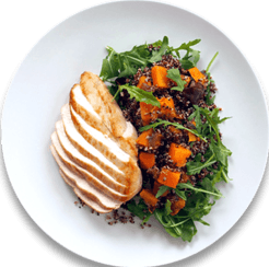 Fresh Chicken Veggies - Fresh ingredients with traditional spices and aromatic herbs